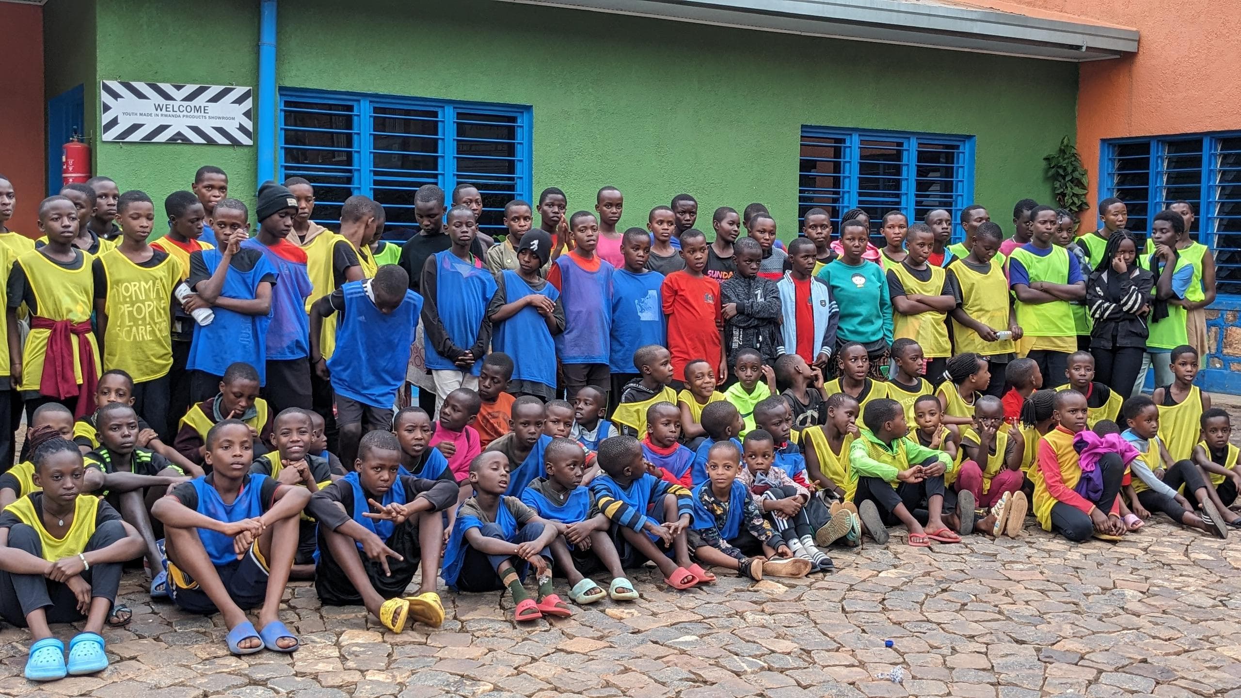 Happy children at Indaro